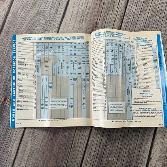 Amtrak 1975 All-America Schedules Time Tables Pamphlet Brochure Vintage. - Picture 7 of 8